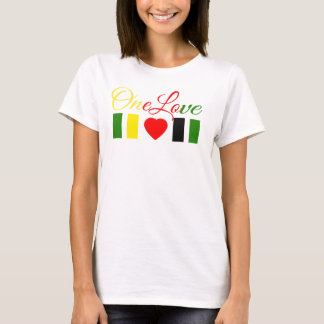 1枚の愛女性のTシャツ Tシャツ