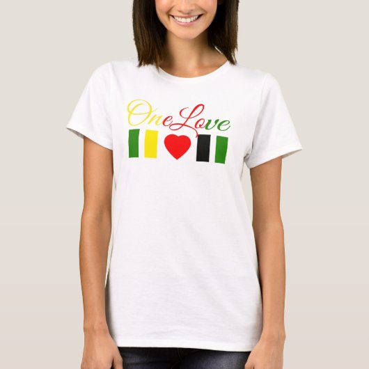 1枚の愛女性のTシャツ Tシャツ (正面)