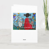 1枚の真の友人オリジナルアートバレンタインデイカード シーズンカード (裏面)