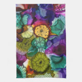 1枚の芸術Cの台所タオル キッチンタオル (縦)