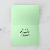 1枚の魔女から別のハロウィンカードへ カード (内部)