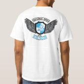 1枚のIDカード一度に Tシャツ (裏面)