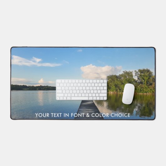 1枚パーソナライズされたの写真 デスクマット (キーボード&マウス)