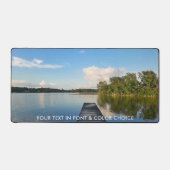 1枚パーソナライズされたの写真 デスクマット (正面)