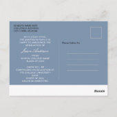 1枚モダンスタイリッシュのフォトブルーグラード発表 ポストカード (裏面)