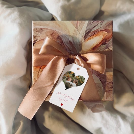 1枚 |バレンタインデー |ロマンチックな引用文 |ハート ギフトタグ