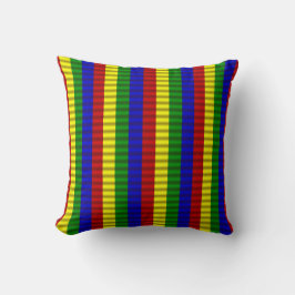 1次色転がストライプ2-Sq装飾用クッション クッション