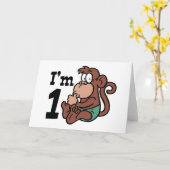 1歳です カード (黄色い花)