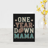 1歳のサッカー選手のママ 1年目お誕生日 カード (黄色い花)