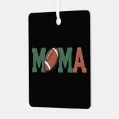 1歳のサッカー1年誕生日のママ メタルオーナメント (正面左)