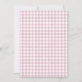 1歳のシリ―なガチョウの誕生日パーティー招待状 招待状 (裏面)