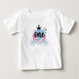 1歳のプリンセスシャツ ベビーTシャツ