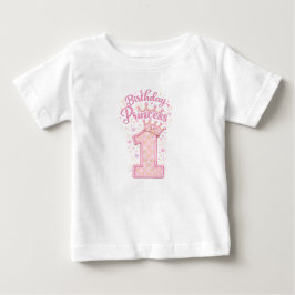 1歳のプリンセスTシャツ ベビーTシャツ