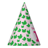 1歳の女の子が供給するカエル1歳の誕生日パーティー パーティーハット (左)