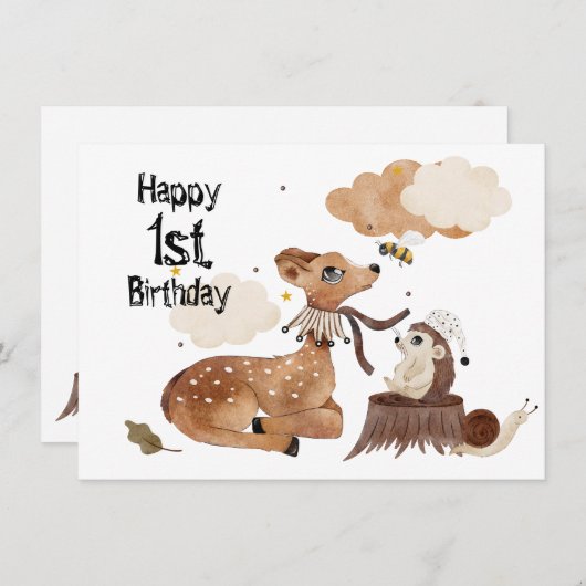 1歳の少年ベビーアニマル誕生日