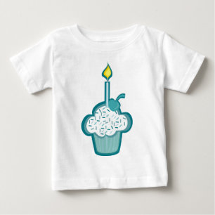 1歳の少年誕生日 ベビーTシャツ