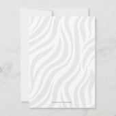 1歳の招待状、男の子か女の子、サファリの動物 招待状 (裏面)