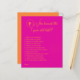 1歳の最高のパーティーゲームを知る妖精