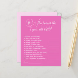 1歳の最高のパーティーゲームを知る妖精