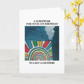 1歳の聖なる書物、 経典 カード (黄色い花)