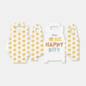 1歳の誕生日おめでとう少年 太陽のバースデー招待状 フェイバーボックス (折り畳みなし)