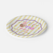 1歳の誕生日おめでとう紙皿 ペーパープレート (アングル)