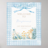 1歳の誕生日おめでとう！あひるの少年 ポスター (正面)