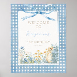 1歳の誕生日おめでとう！あひるの少年 ポスター
