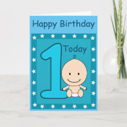 1歳の誕生日おめでとう オーダーメイド カード