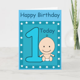 1歳の誕生日おめでとう オーダーメイド カード