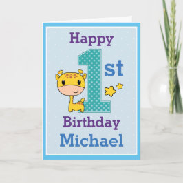 1歳の誕生日おめでとう キリン カード