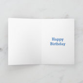 1歳の誕生日おめでとう キリン カード (内部)