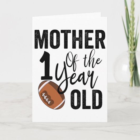 1歳の誕生日おめでとう ママの誕生日 カード (正面)