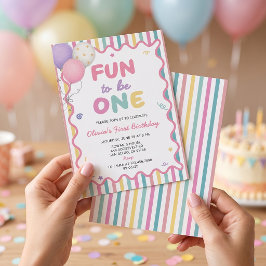 1歳の誕生日おめでとう 女の子 招待状