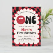 1歳の誕生日おめでとう! 招待状 (スタンド正面)