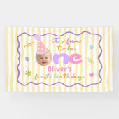 1歳の誕生日おめでとう 横断幕 (横)