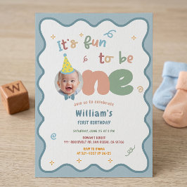 1歳の誕生日おめでとう 男の子 招待状