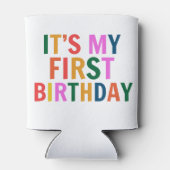 1歳の誕生日おめでとう 缶クーラー (裏面)