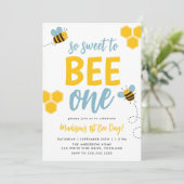 1歳の誕生日おめでとう！Bee Day 招待状 (スタンド正面)