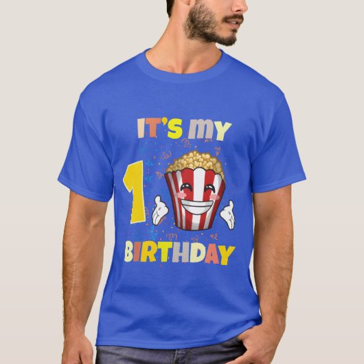 1歳の誕生日おめでとう Tシャツ (正面)