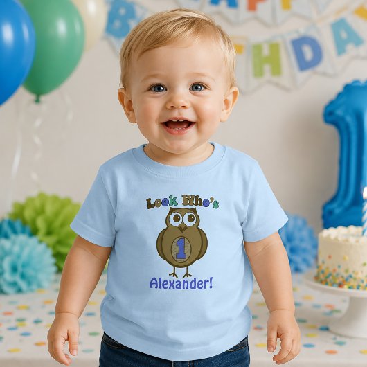 1歳の誕生日おめでとうTシャツ ベビーTシャツ