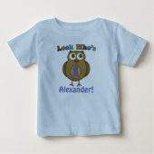 1歳の誕生日おめでとうTシャツ ベビーTシャツ (正面)