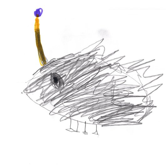 1歳の誕生日かわいいマンガ子供へーおもしろいハリネズミ カード