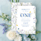 1歳の誕生日で青い野草園が一変 招待状