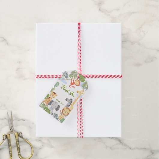 1歳の誕生日にギフトラベルありがとう。 ギフトタグ (より糸付き)