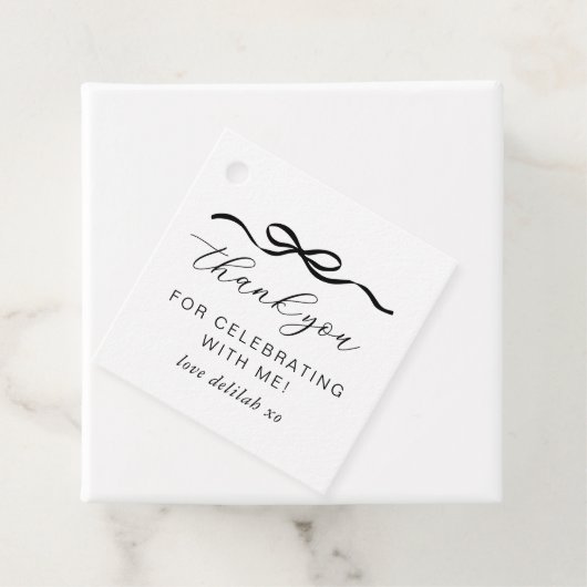 1歳の誕生日にボウ フェイバータグ (インサイチュ)