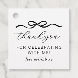 1歳の誕生日にボウ フェイバータグ