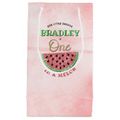 1歳の誕生日に1人 スモールペーパーバッグ (正面)