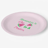 1歳の誕生日に1人 ペーパープレート (アングル)