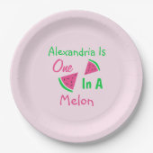 1歳の誕生日に1人 ペーパープレート (正面)